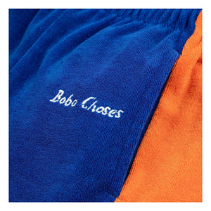 Bobo Choses - Color Block Organic Cotton Sweatpants | Royal Blue