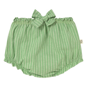 Cozmo - Alize Striped Bloomer | Grass Green