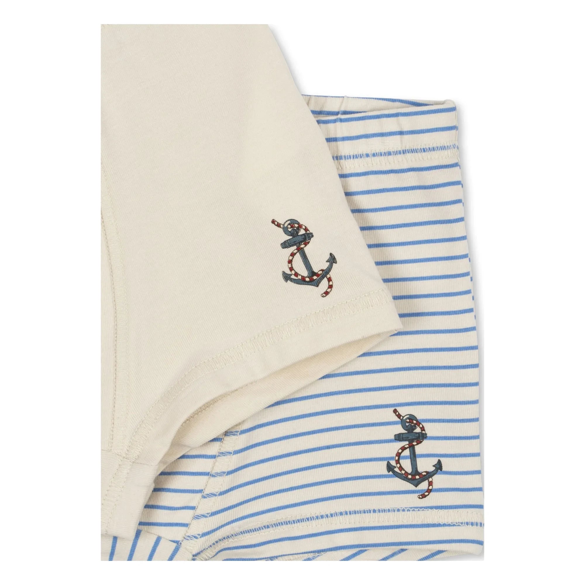 Konges Sløjd - 2-Pack Organic Cotton Anchor Underwear | Ecru