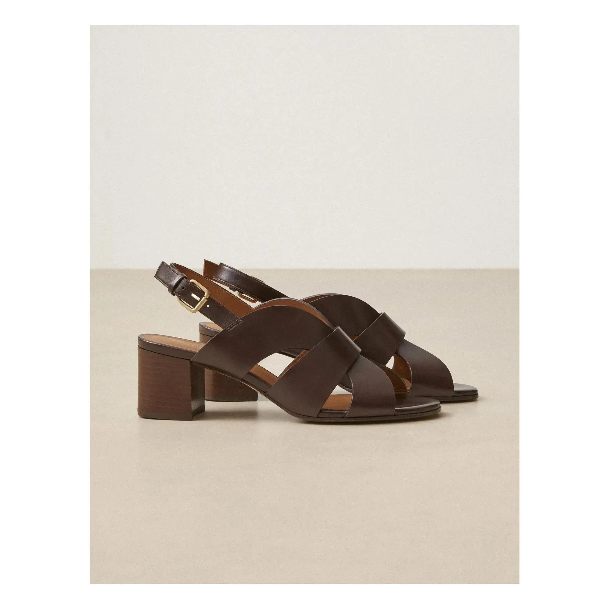 Rivecour - Leather Sandals No. 551 | Chocolate