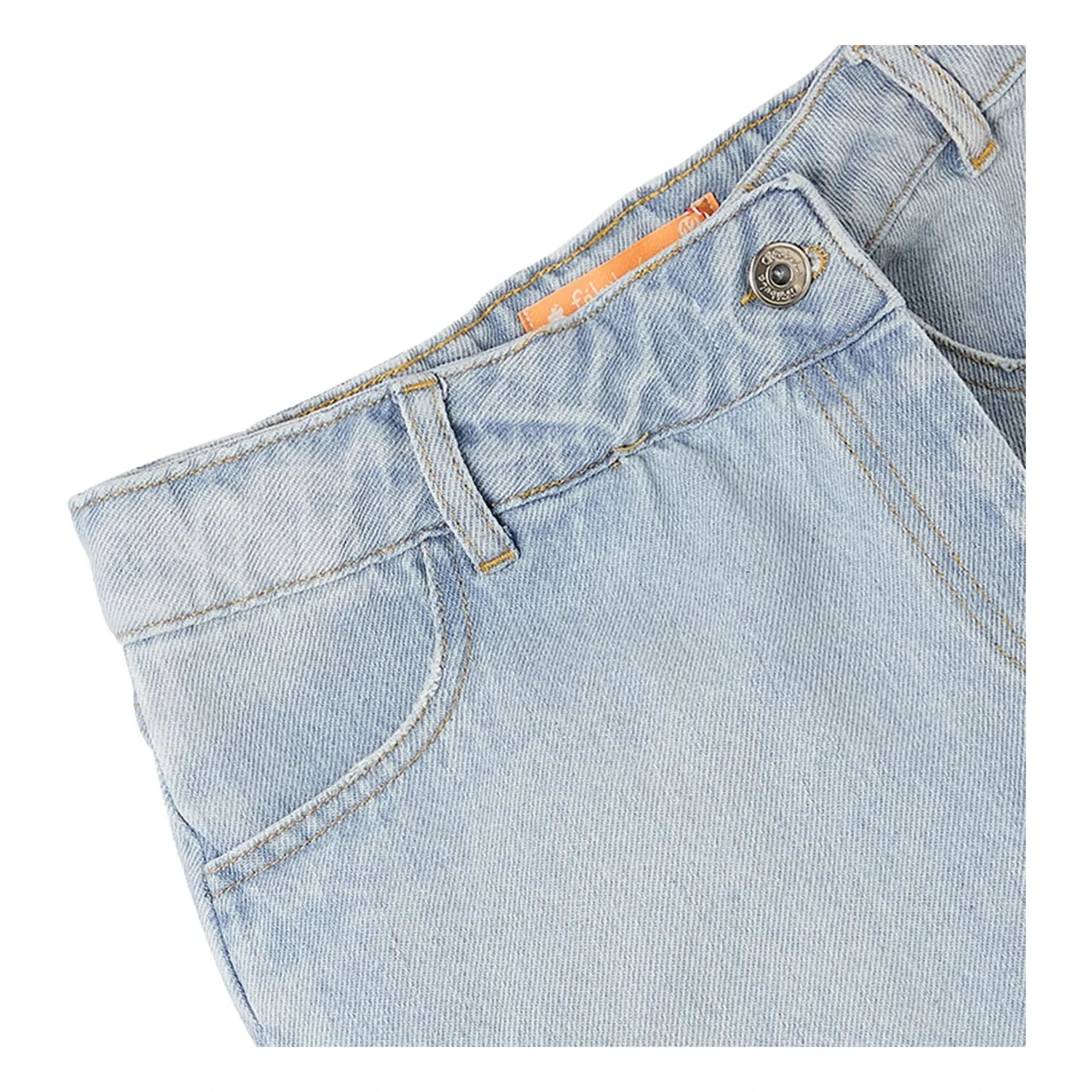Fabula - Light Blue Denim Short Skirt