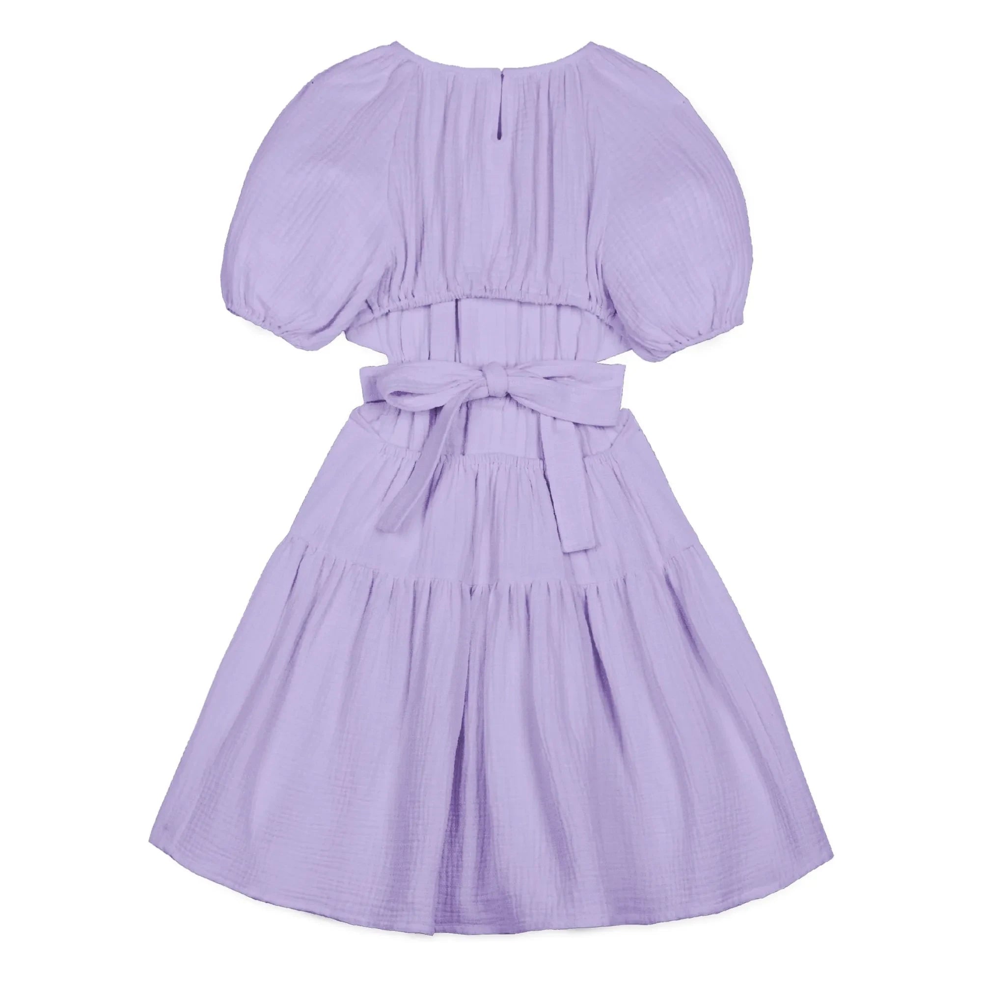 Mipounet - Lilac Marine Chiffon Organic Cotton Dress