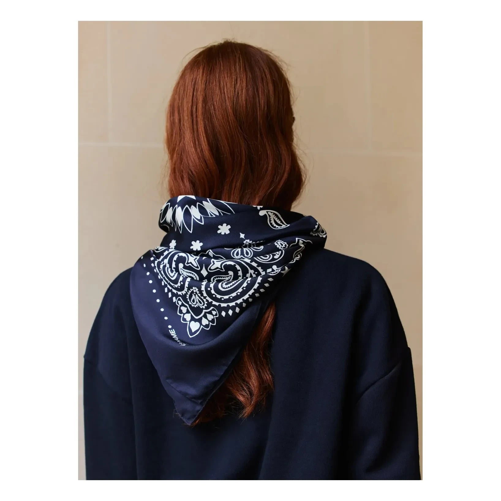 Call it by your name - Bandana Small Etoile Soie | Lacivert
