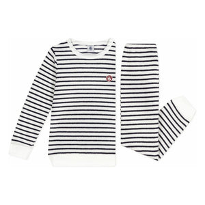 Petit Bateau - Sailor Towel Modal Pajamas | Navy Blue