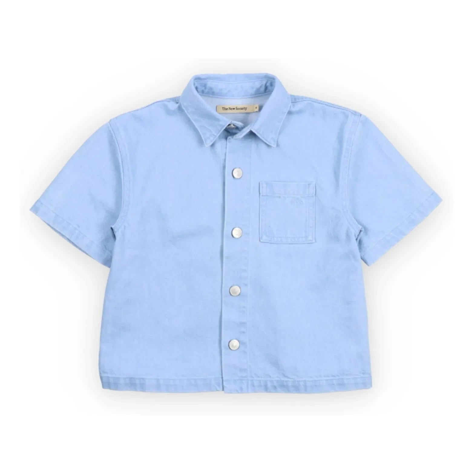 the new society - Denim Ginger Shirt | Light Blue