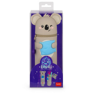 Legami - Koala "Sleeping la Vida Loca" 2-in-1 Silicone Pencil Case - Kawaii