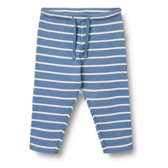 Wheat - Manfred Striped Organic Cotton Jeggings | Blue