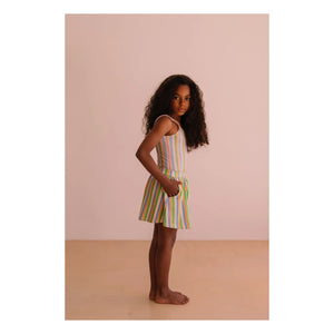 We Are Kids - Striped Room skirt Organic cotton | Pale Pink