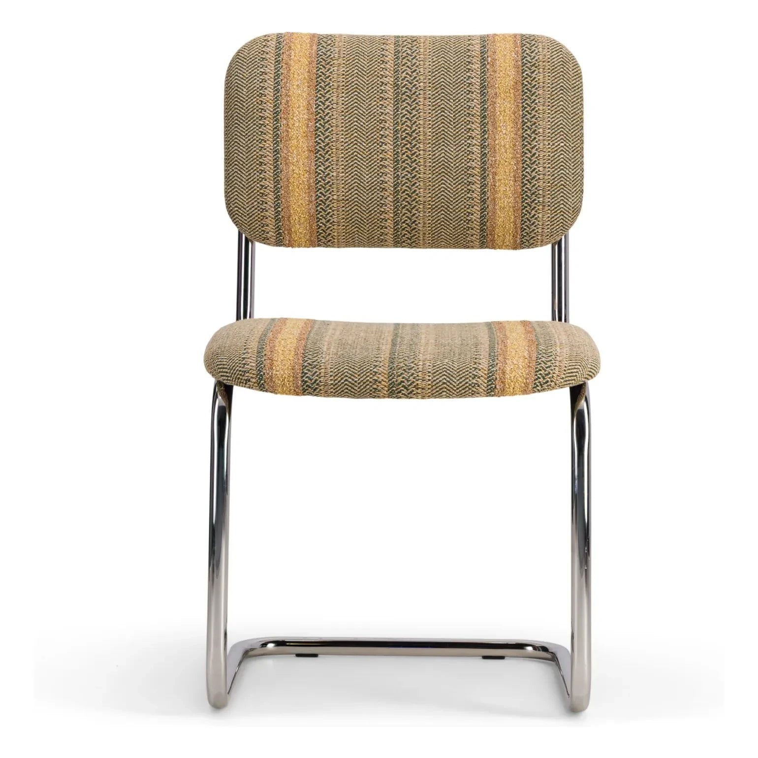 The Socialite Family - Classica chair in striped woven fabric | Mustard
