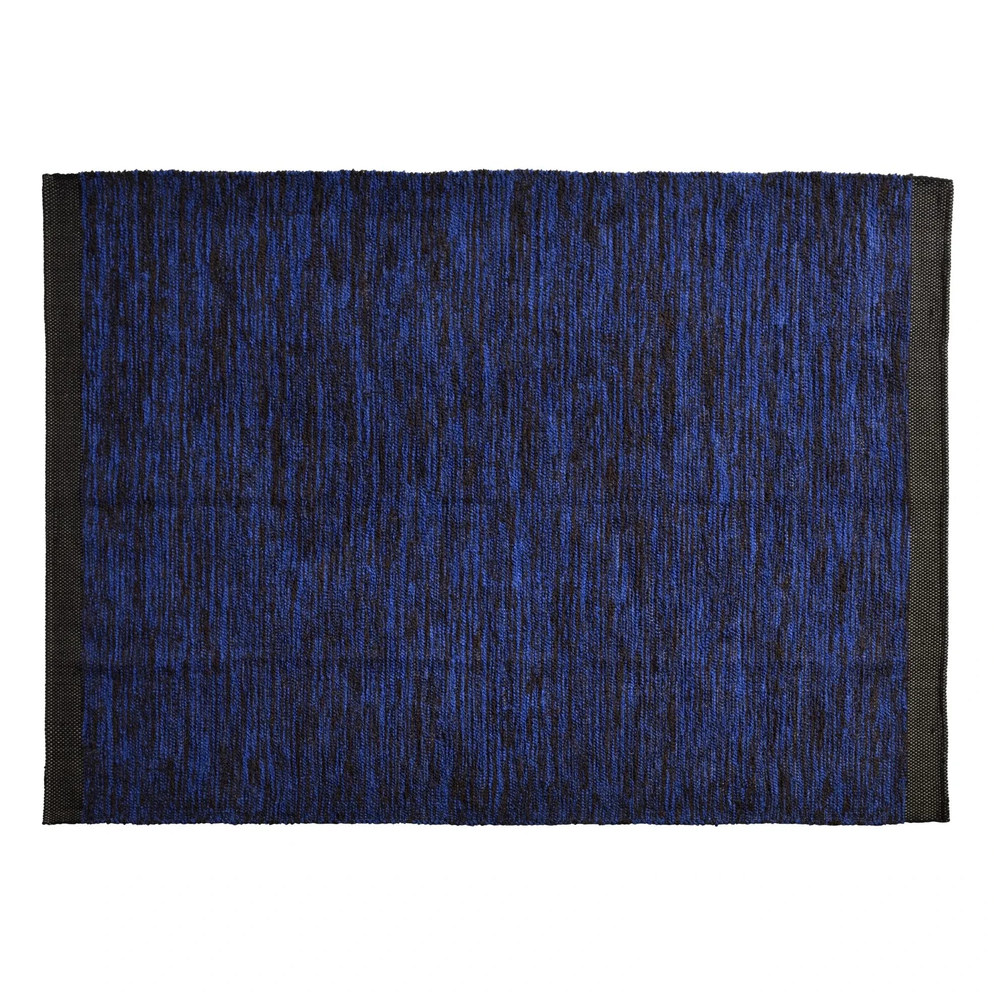 La cerise sur le gâteau - Felt recycled cotton rug | Blue