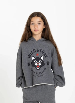 Finger in the nose - Bunny Sweatshirt | Melange Grey