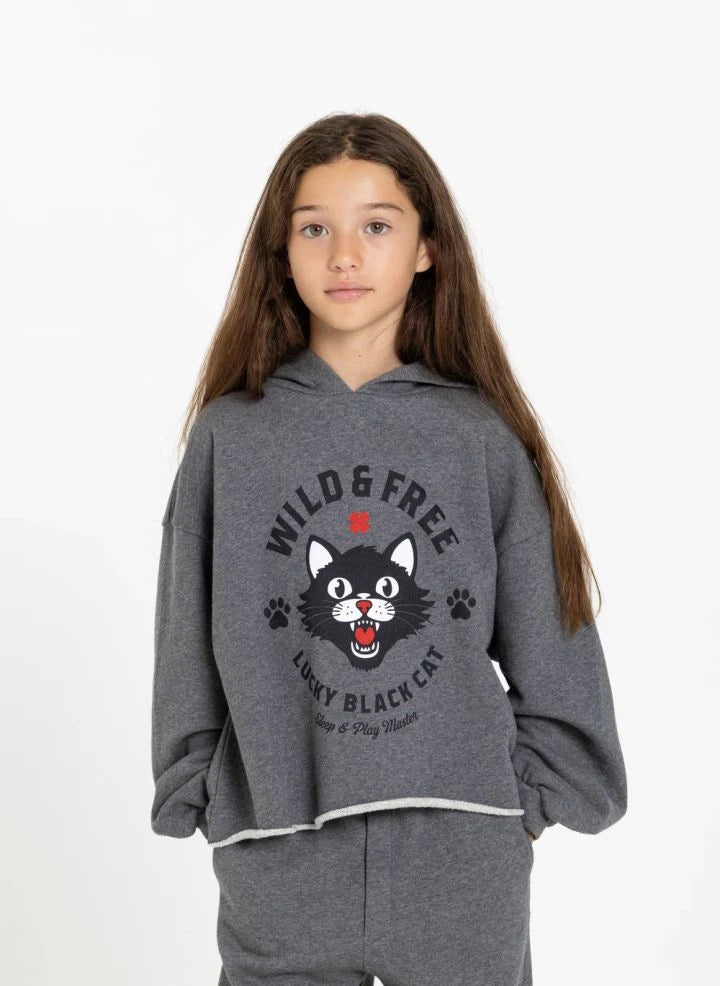 Finger in the nose - Bunny Sweatshirt | Melange Grey