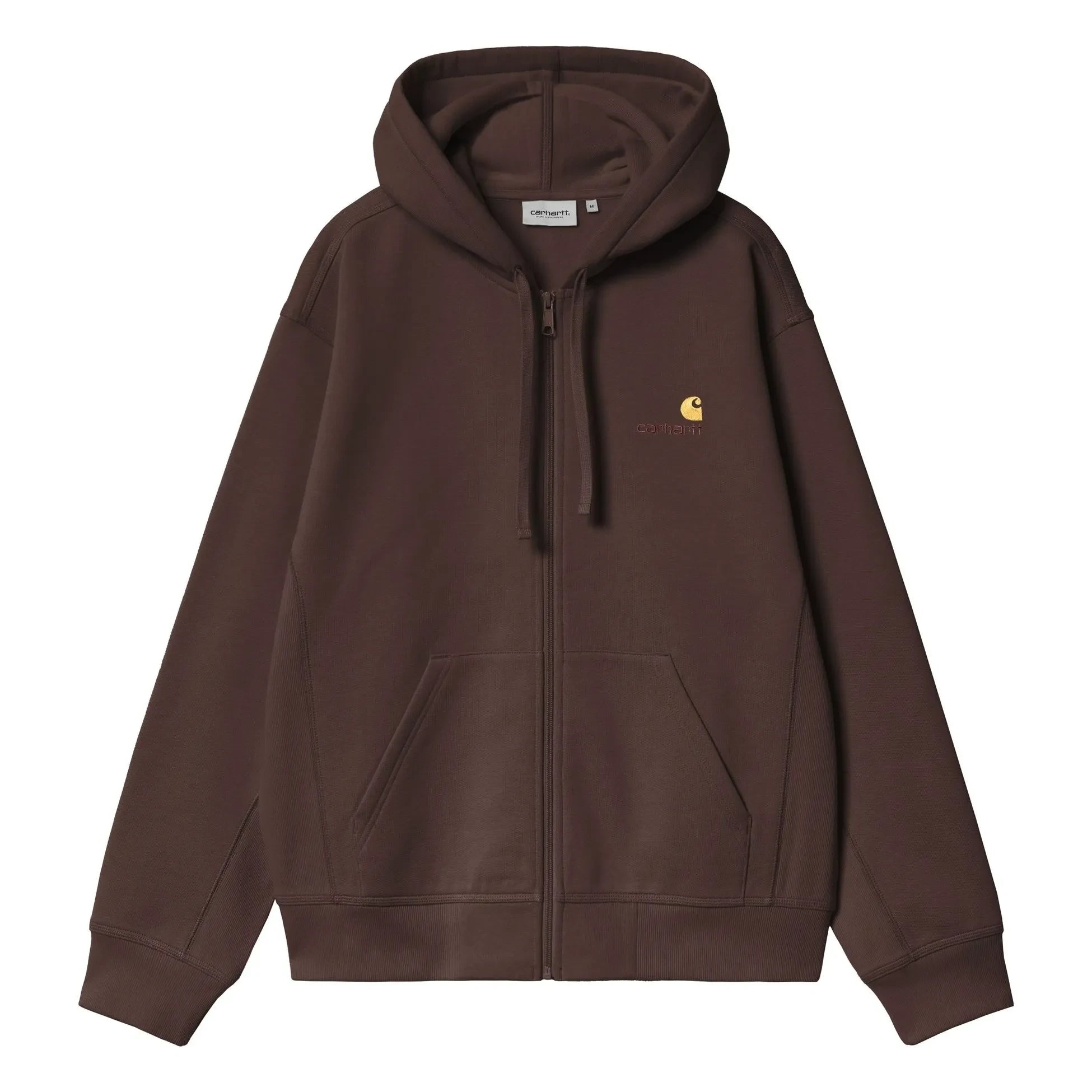 Carhartt WIP - American Script Zip-up Sweatshirt | Brown