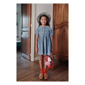 Emile et Ida - Blue Chambray Smock Dress