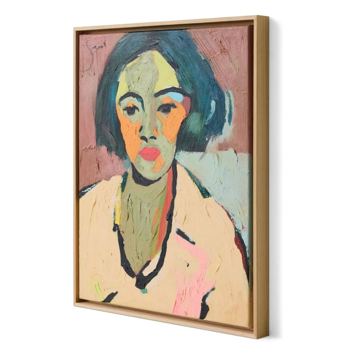 HKliving - Handmade painting with frame
