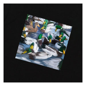 Edmmond Studios - Duck Lake Cotton T-Shirt | Dark Blue