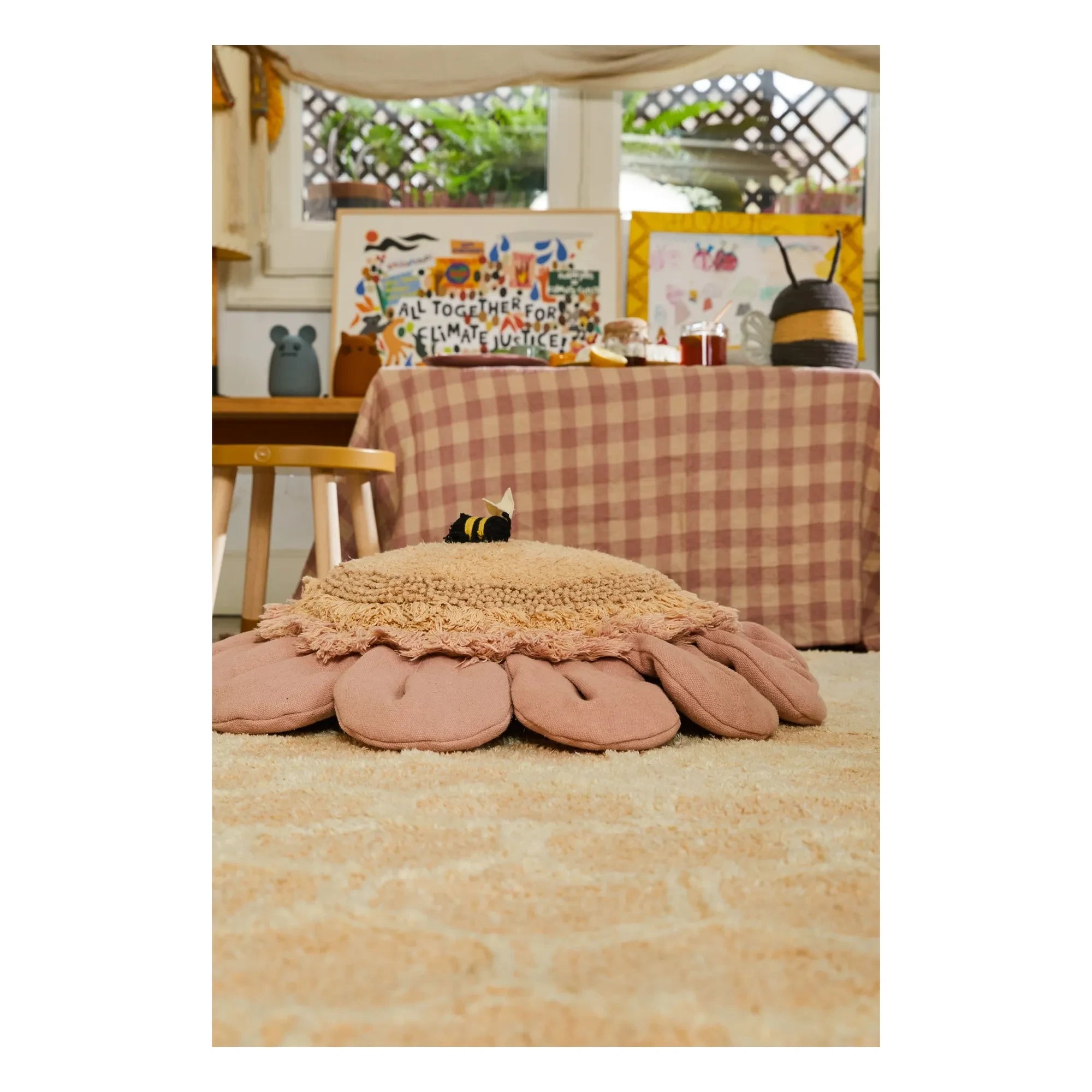 Lorena Canals - Daisy Pouf | Pink