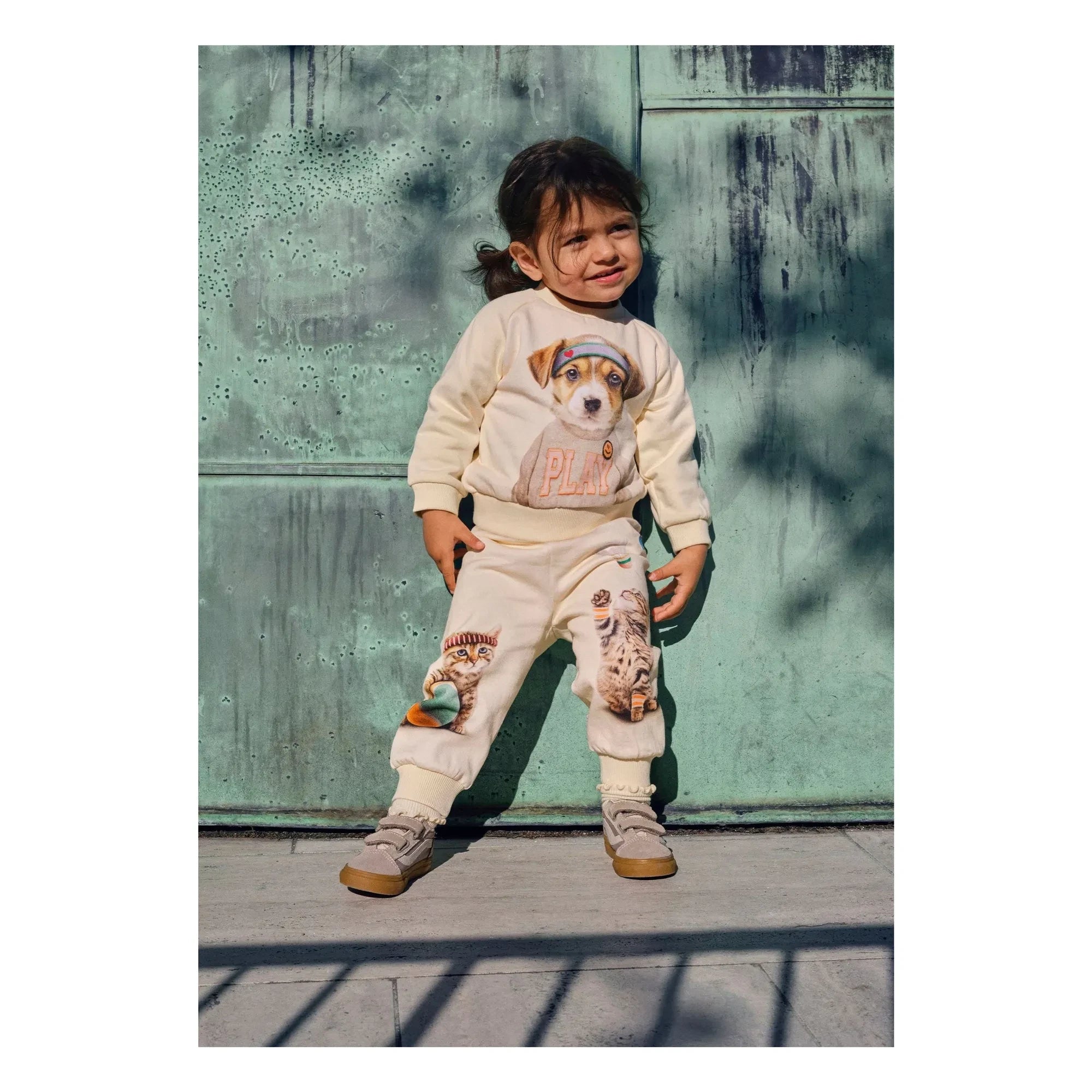 Molo - Jogger Simeon Cats Organik Pamuk | Beyaz