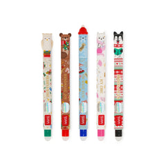 Legami - Set of Five Mini Erasable Pens - Dream Peaks
