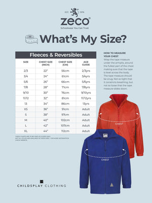 Zeco Kids School Polar Fleece Jacket in Maroon