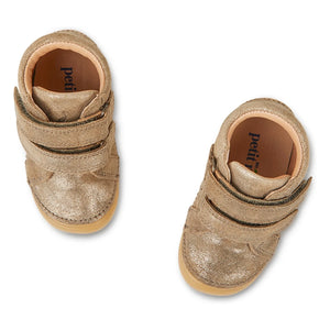 Petit Nord - Mini Bootie Scratch Sneakers | Gold