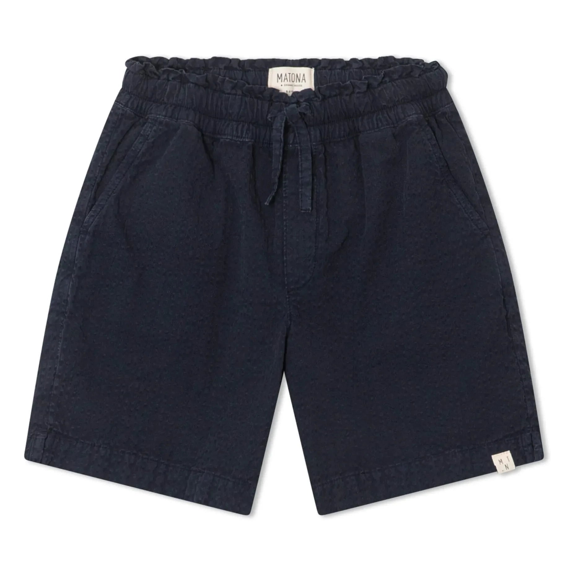 Matona - Organic Cotton Bermuda Shorts | Navy