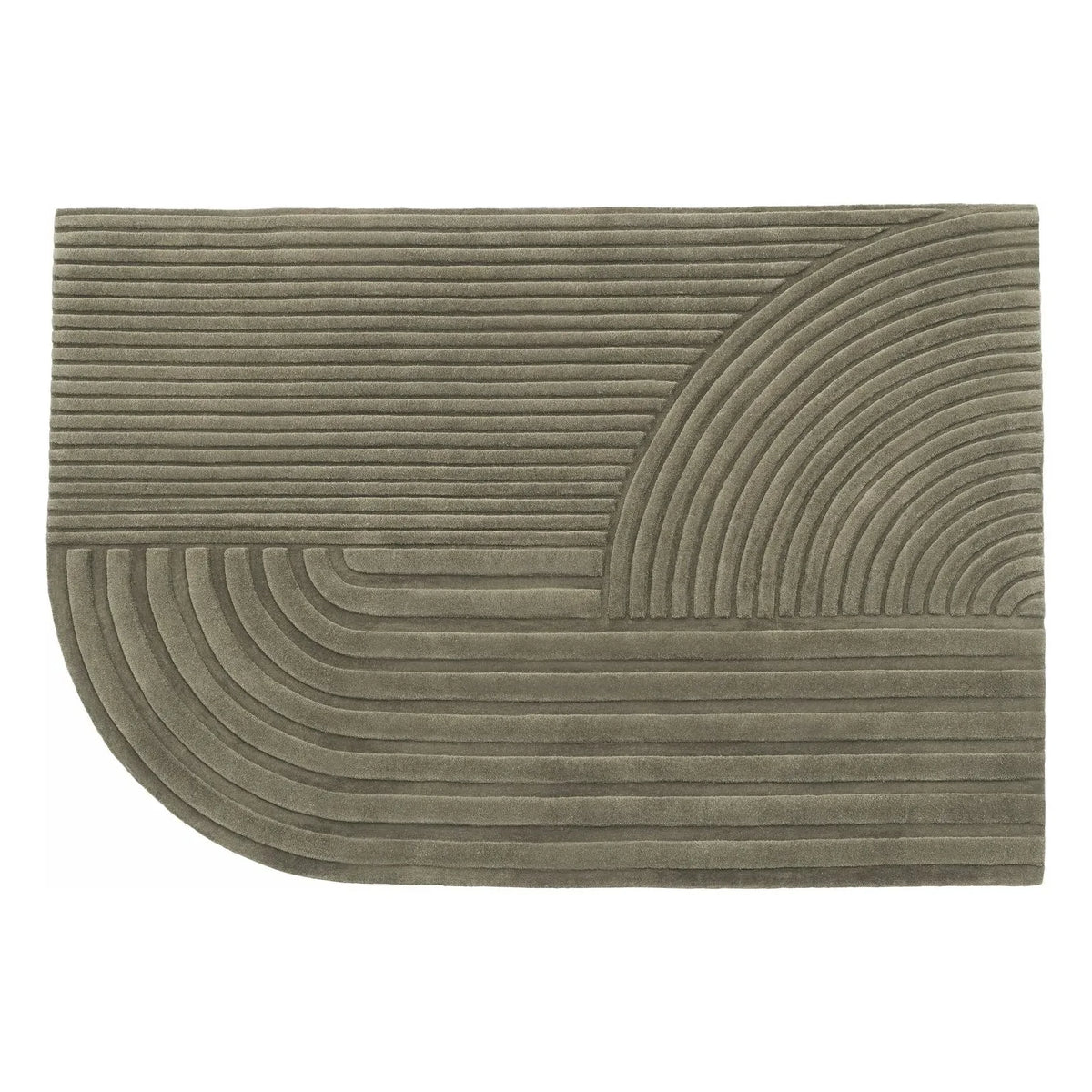 Muuto - Relevo wool rug, Studiopepe | Taupe brown