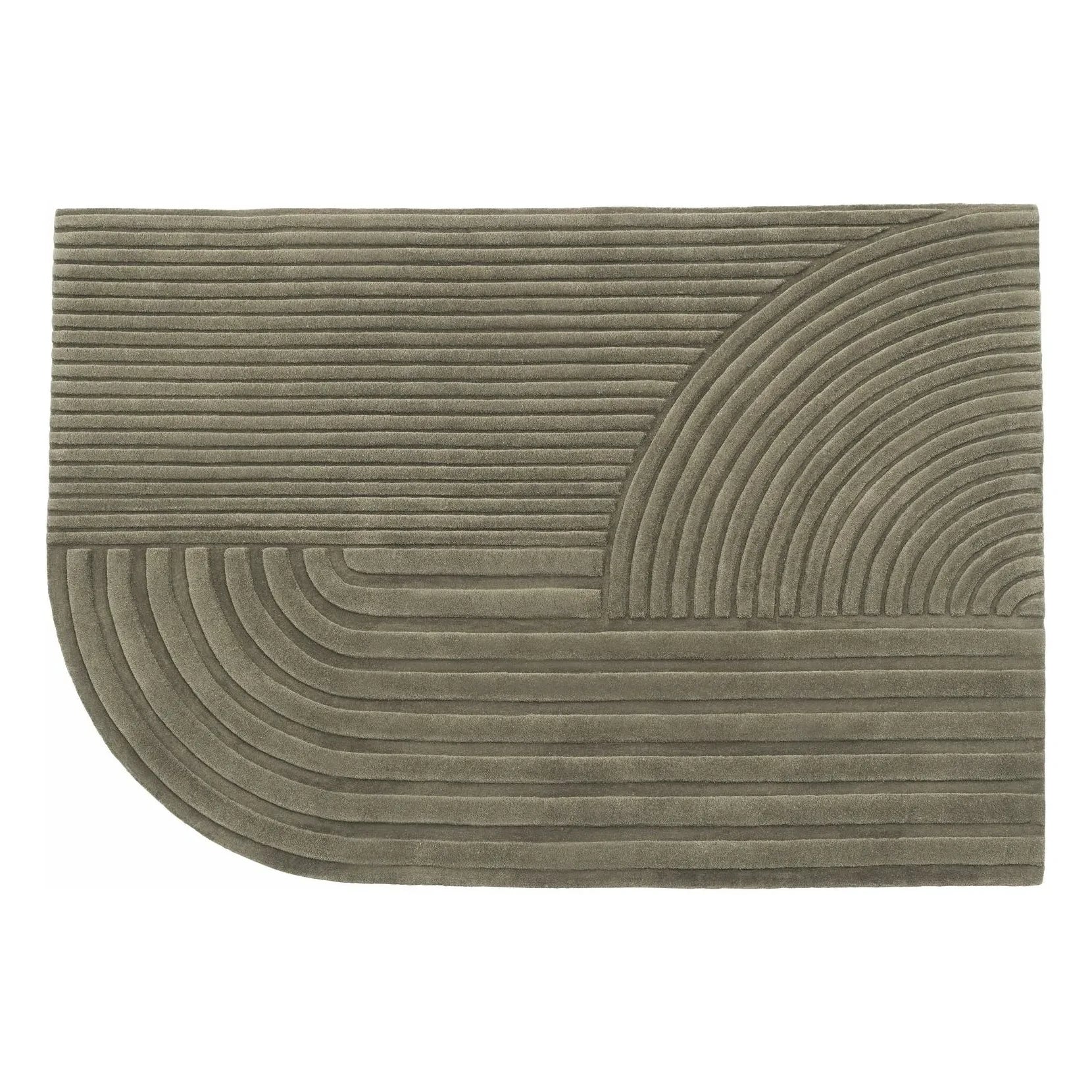Muuto - Relevo wool rug, Studiopepe | Taupe brown