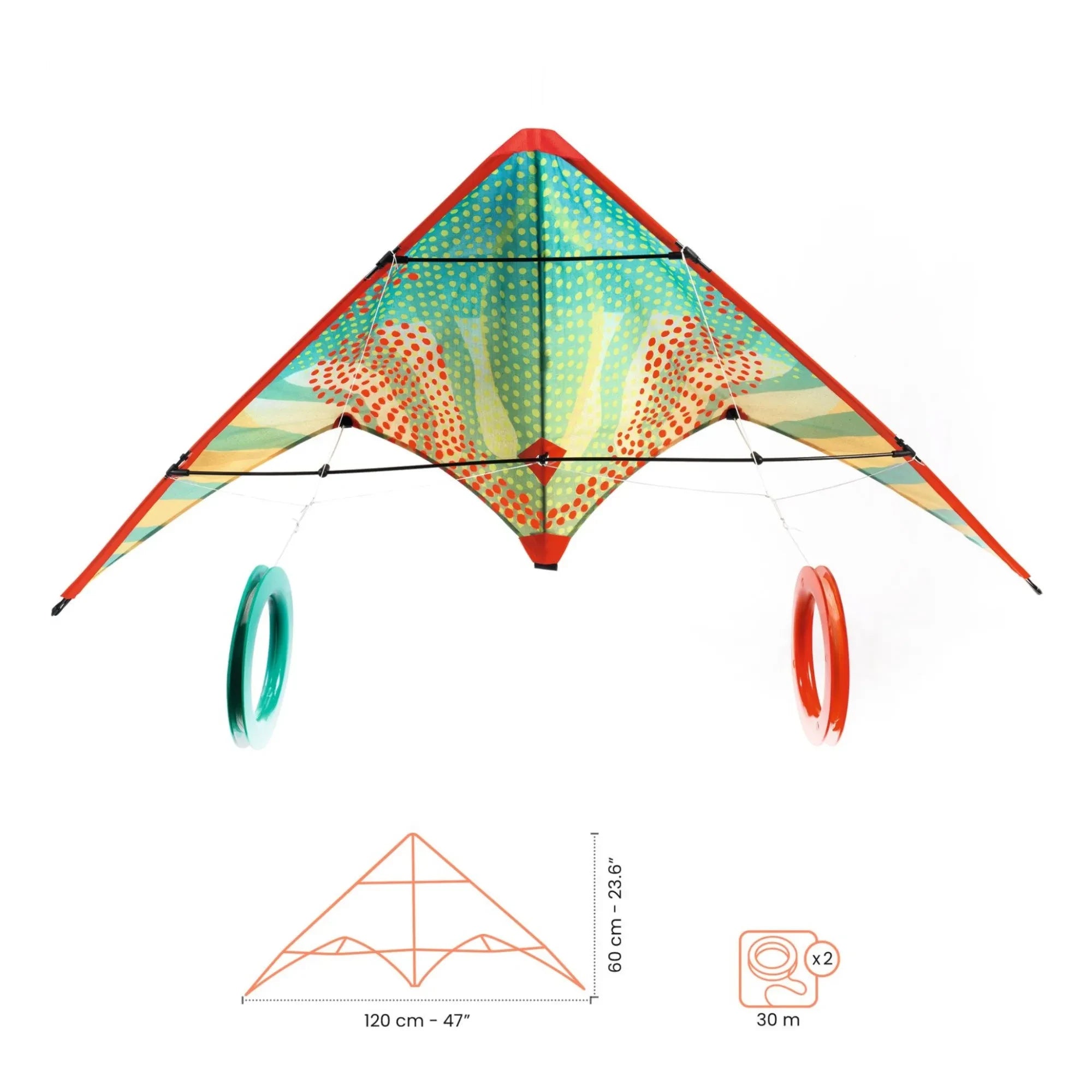 Djeco - Red Dotted Kite