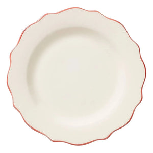 Anna + Nina - Carmine Beaded Plate | Carmine Red
