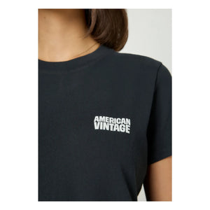 American Vintage - Ykobow Cotton T-Shirt | Black