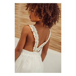THE LiTTLE POETS - Teresa İşlemeli Elbise | Ecru