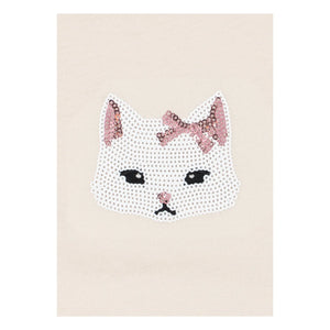 Konges Sløjd - Famo Cat Organic Cotton T-shirt | Beige