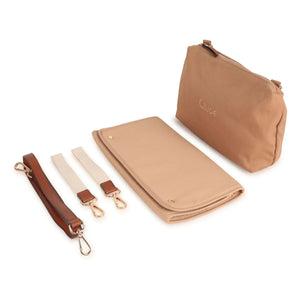 Chloé - Logo Cloth Diaper Bag | Beige Pink