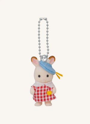 Sylvanian Families - Chocolate Baby Rabbit Keychain
