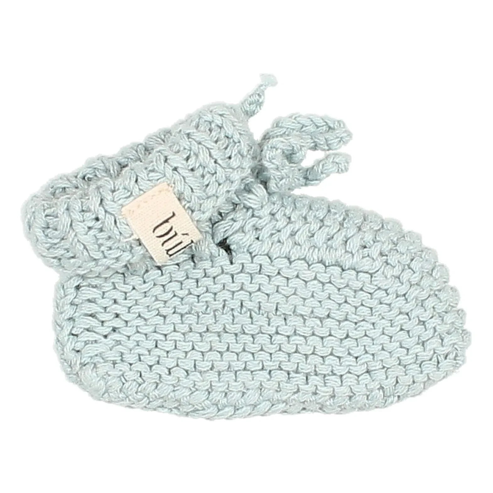 Búho - Knitted slippers | Blue