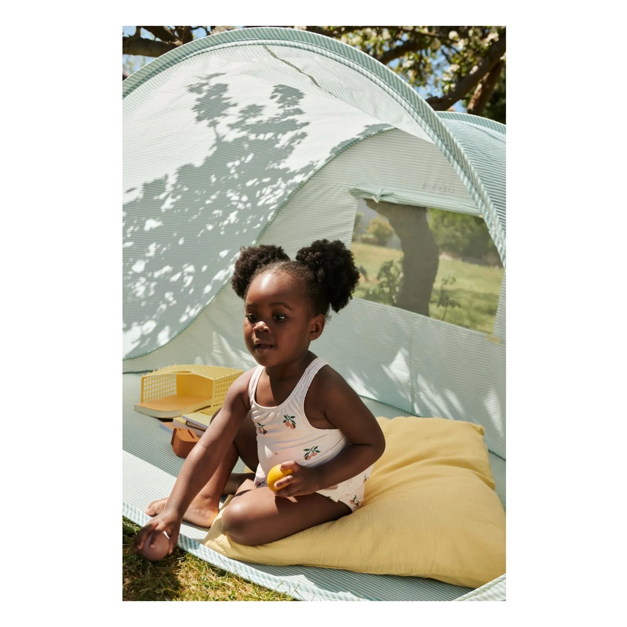 Liewood - Amara Peach Recycled Fiber Baby Swimwear | Light Pink