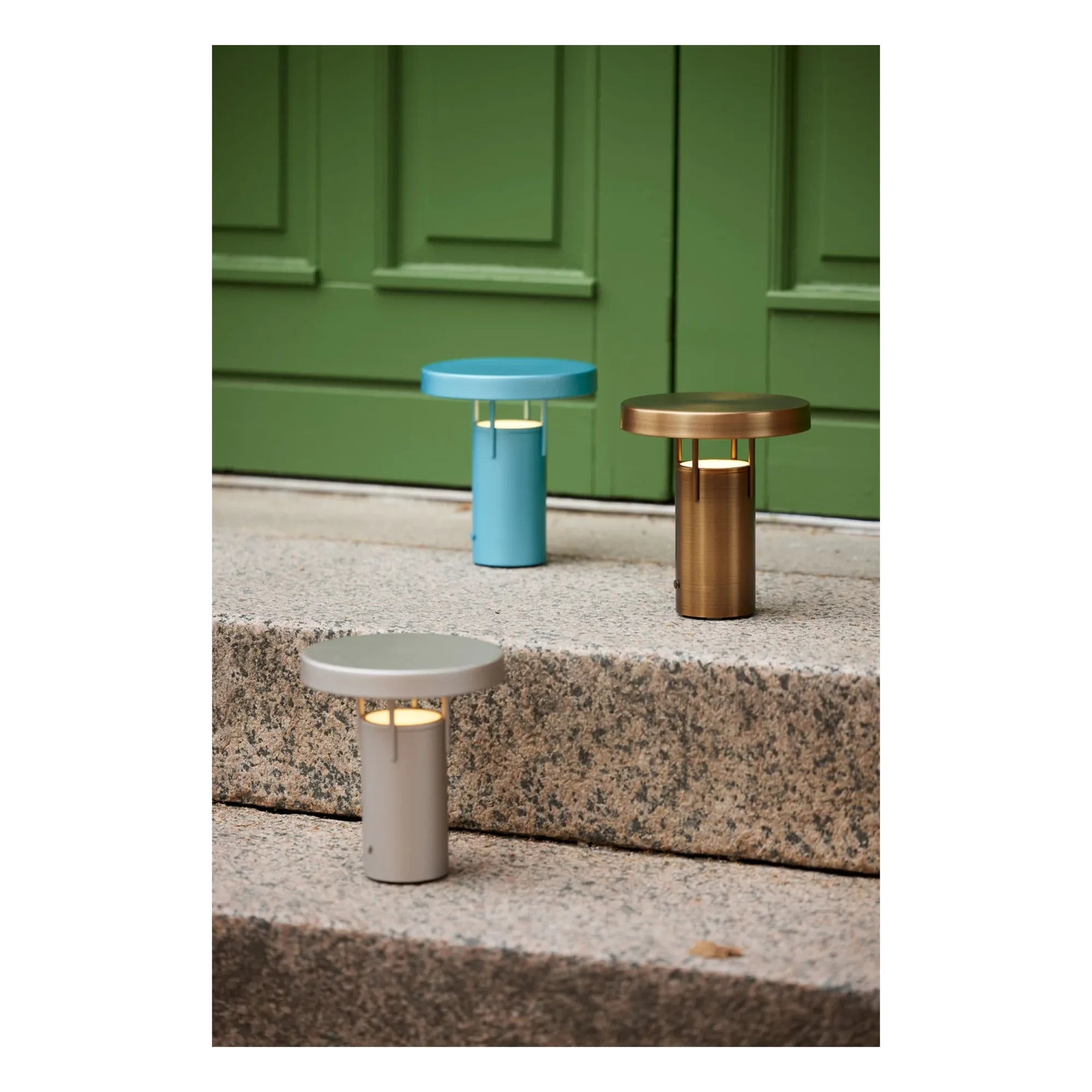 Hübsch - BringMe Table Lamp | Metallic Blue