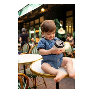 Apaches - Dadi Chambray Romper | Blue