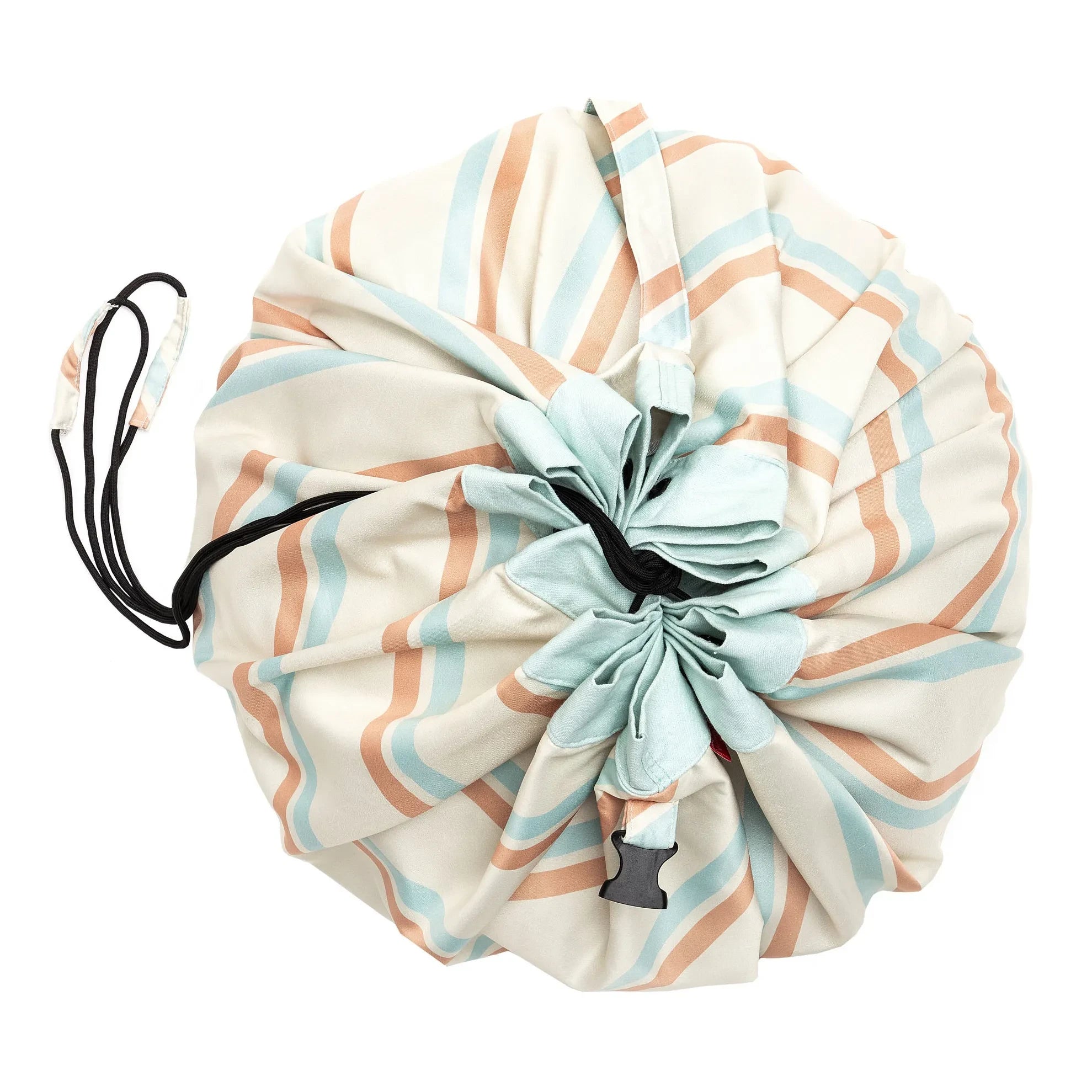 Play and Go - Noomad Outdoor Bag / Mat - Stripes | Light Blue