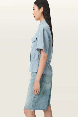 AllSaints kadın keten gömlek TOVE