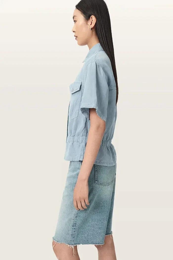 AllSaints kadın keten gömlek TOVE