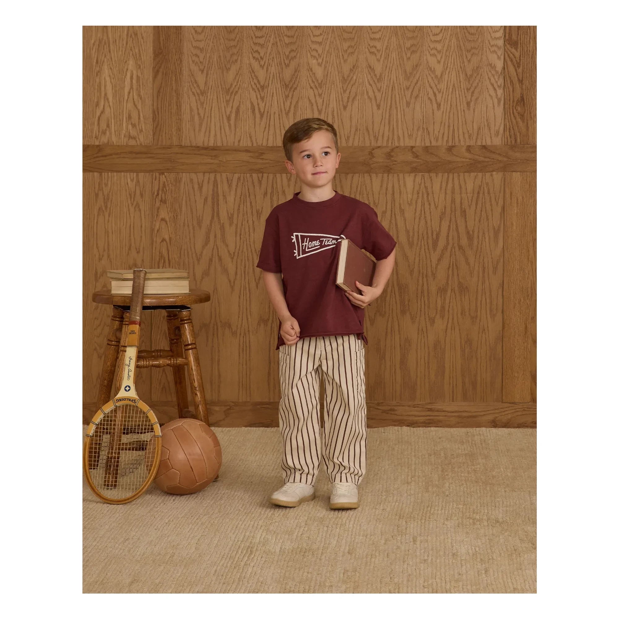 Rylee + Cru - Cargo Pants Striped | Ecru