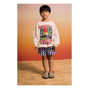 Maison Mangostan - Parrot sweatshirt | Beyaz