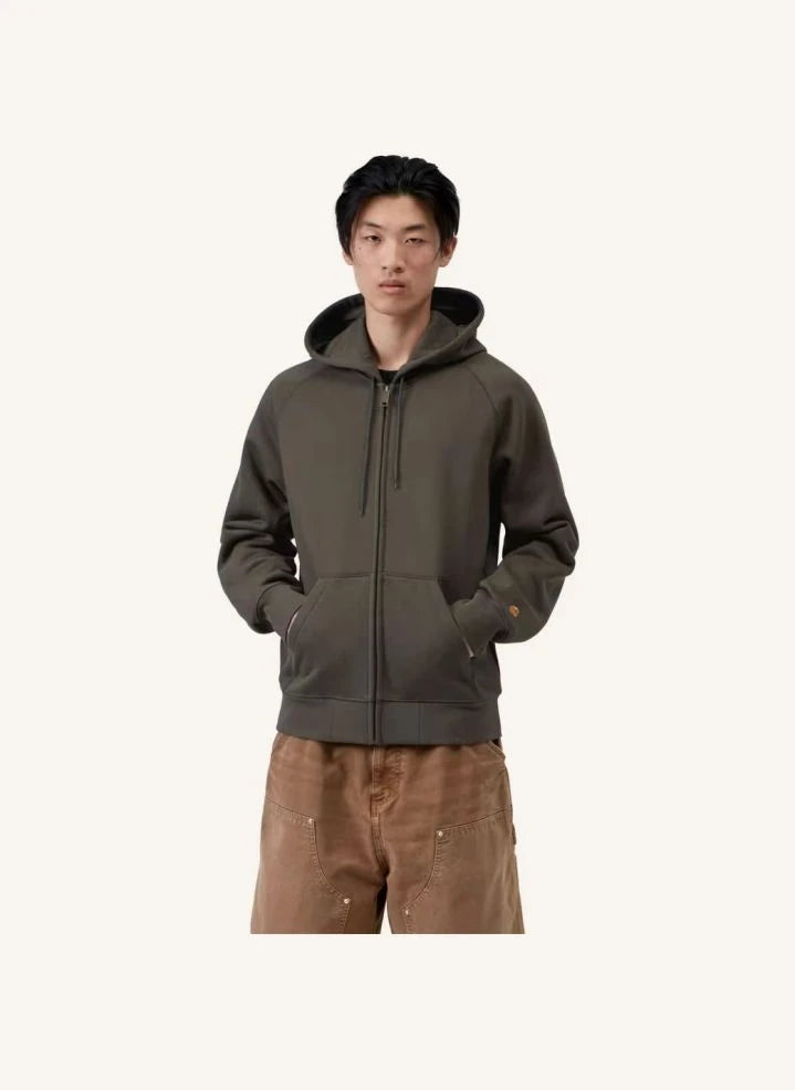Carhartt WIP - Chase Fermuarlı Sweatshirt | Koyu gri