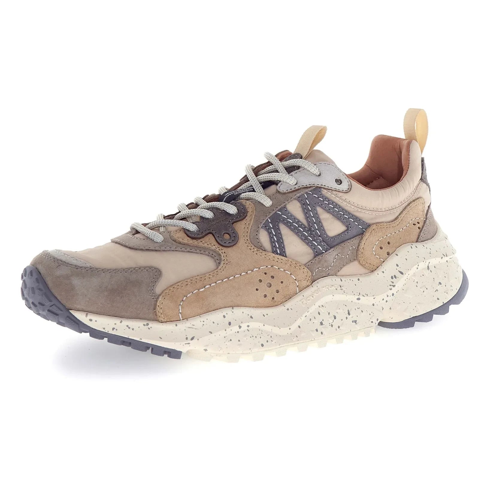 Flower Mountain - Solin Uni Suede and Nylon Sneakers | Gray