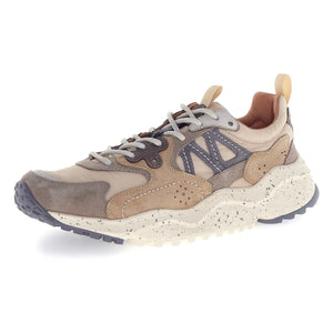 Flower Mountain - Solin Uni Suede and Nylon Sneakers | Gray