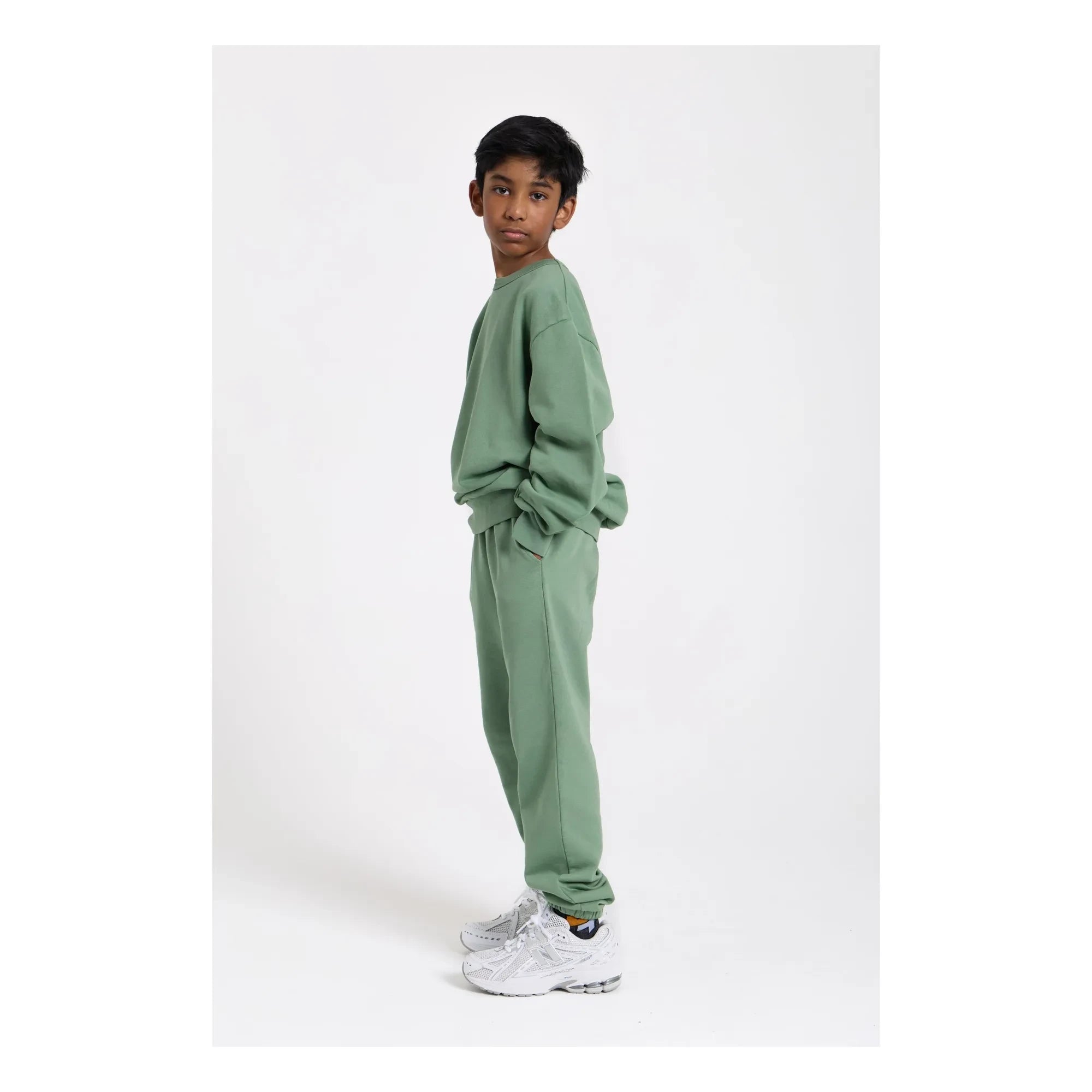 Smallable Kid - Rush organic cotton joggers | Khaki