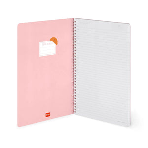 Legami - A4 Çizgili Resimli Sert Kapaklı Defter - Kruvasan - Spiral Ciltli