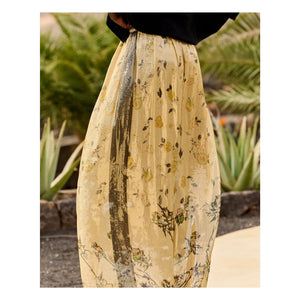 Mes Demoiselles - Juliette Silk Metallic Pants | Gold
